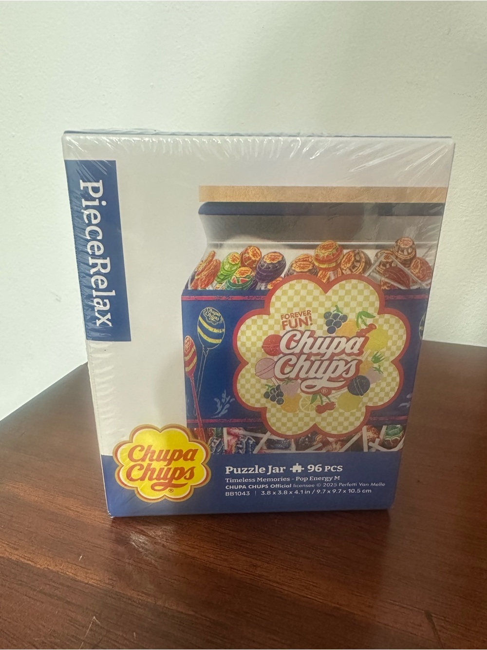 NWT Chupa Chups X PieceRelax 3D Puzzle Jar Retro Storage Decor 96pc